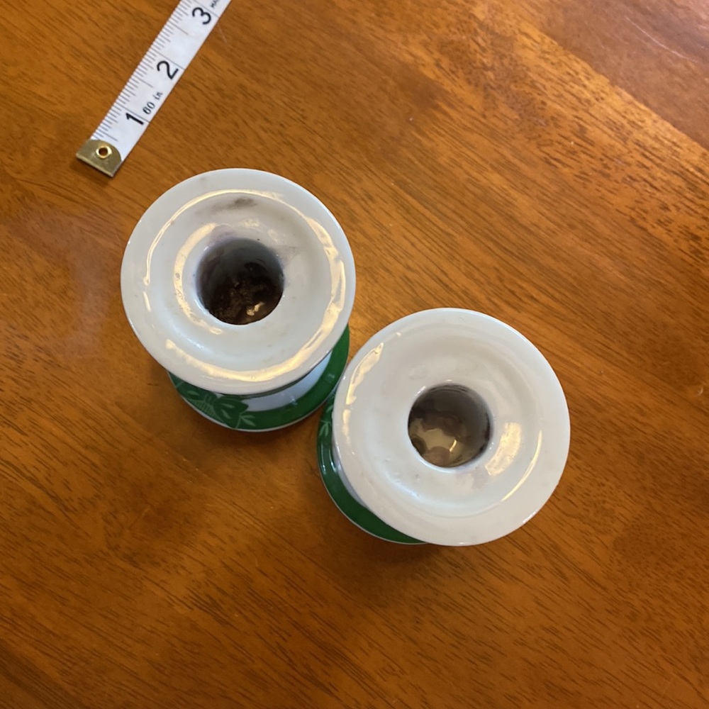 Two Yuletide Christmas Candle Holders Vintage EUC - Picture 6 of 6